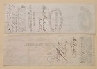Antique Vintage-2 Bank Checks-1861-64-ilion Bank