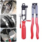 2pc Cv Joint Boot Clamp Pliers Set Ear Type Banding Crimper Cutter Tool Kit Auto