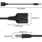 Epos Rj45 2 5mm Audio Cable Dect Headsets Connect To Desk Phones
