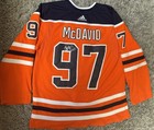 Connor Mcdavid Signed Edmonton Oilers Full Name Adidas Jersey Coa   Exact Proof