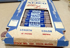 Vintage For Lasting Ties Nebco Shoe Laces Original Store Display Box Of 12