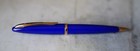 Magnificent Waterman Carene Blue Lacquer Ballpoint Pen   18k Gold