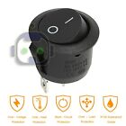 5pcs Round Rocker Switch On off Toggle Round Button Boat Car Auto Switch 12v Us