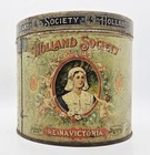 Rare Vintage Advertising Holland Society Cigars Tin Reina Victoria Makers N y 