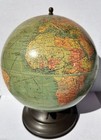 Vintage 8 Inch Standard Globe Made By Replogle Globes 1940-1950 s