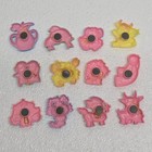 12 Zodiac Sun Signs Vintage Plastic Fridge Magnets Astrology Cancer Libra Taurus
