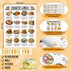 12 Pcs Diabetes Food List Diabetes Meal Chart Information Diet Plan  Low Carb   