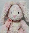 Bunny Rabbit Plush Pastel Russ Berrie Rainbow Floppy Lovey Stuffed Animal