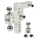 Ultra-tow 8in  Adjustable Ball Mount  Aluminum  Class Iv  12 000-lb  Gtw  8in 