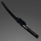 Antique Nihonto Koshirae For Wakizashi  Shakudo Ginfukurin Tsuba                   