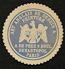 Travelstamps  France Letter Seal - Art Supply Store Sebastopol  Paris