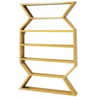 Nail Polish Storage Rack Golden Display Rack Organizer For Nail Polish Bottles