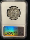 Sasanian Empire Ar Drachm     Peroz I  ad 457   484      Ngc Certified Ancient Silver
