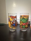 Vintage 1977 Marvel Comics Group Superhero 7-eleven Glasses - Set Of 4