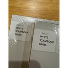 Lot Of 2 Creative Memories 8 5x11 Tribute Album Refill Pages White 30
