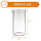 8 Cup Bodum Glass Beaker Carafe Replacement Shock Resistant Coffee Maker Usa New