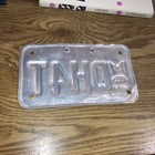 Arizona Grand Canyon State Motorcycle License Plate-  Mc Dh4t   07 Sticker