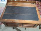 Antique Clark s Thread 6 Drawer Wooden Spool Cabinet