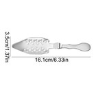 Wormwood Leaf Absinthe Spoon Stainless Steel Slotted Spoon With Holes