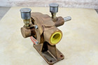 Cast Bronze Hypro Flex Roller Pump B34 Brass Grease Cups Farm Marine Steampunk