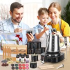 Complete Candle Making Kit With Wax Melter  Making Supplies diy Arts crafts G   