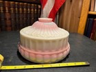 1 Vintage Glass Lamp Slip Shade Ceiling Light Chandelier Art Deco Sconce