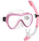 Adult Tempered Glass Diving Set Scuba Anti-fog Goggles And Snorkeling Mask Tube