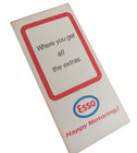 Vintage Esso Humble Credit Card Application With Pre-paid Envelope Ephemera