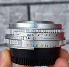 1pcs Black  Silver Metal Lens Hood For Nikon Hn-35 Ai Nikkor 45mm F2 8p Lens