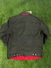 Size  Large New Vintage Levis X San Francisco 49ers Black Denim Jacket Nfl Mens