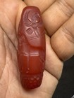 Old Wonderful Roman Royal Intaglio Seal Carnelian Stone Rare Bead