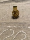 Vintage Glass Souvenir Bottle Of 24 Ct Gold Flakes 1 3 4    