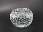Thomas Webb Controlled Bubbles Crystal Glass Match Safe Striker Holder England