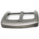 Stainless Steel Pin Buckle For Men Leather Belt Replacement Snap On 40mm Chrome