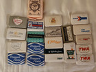 Vintage Lot Of 20 Hotel Motel Travel Size Mini Bar Soaps Americana  Twa Air Fran