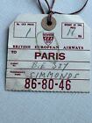 1970   s Bea British European Airways Baggage Badge  Vintage
