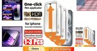 Matte Anti-spy Tempered Glass Protector For Iphone 7-16 With Installation Tool