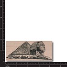 New Rubber Stamp Pyramid In Egypt Travel Media Stone Rock Statue Vacation Sphinx