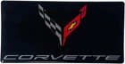 Sr1 Usa C8 Corvette Sun Visor Label Cover Decal - Set Of 2 Domed Emblem Interior