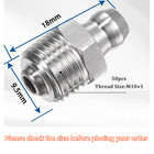 New Free Shipping 50pcs Grease Nipples For Mini Excacator Attachment 18mm 9 5mm
