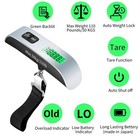 110lb 50kg Portable Travel Lcd Digital Hanging Luggage Scale Electronic Weight