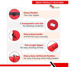                Heavy Duty Christmas Tree Storage Bag - 9 Ft - Red               