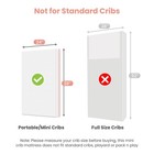 Dourxi Mini Crib Mattress  38x24x4 Inch Dual Sided Comfort Gel Memory Foam 