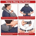 The Handiva Massager With Heat Neck Massagers Deep Tissue 3d Kneading Shiatsu Us