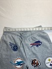 Nfl Logo Team Apparel Men   s Xs Fleece Jogger Sweatpants All Over Print Gray F