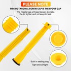 Gas Can Spout Replacement Gas Can Fuel Nozzle Can Spout Upgraded  5kit-yellow 