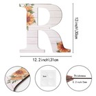 Large Wooden Letters 12 Inch Rustic Wooden Letters R For Wall Decor Home Wood   