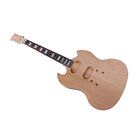 Electric Guitar Kit 22 Fret 24 75 Inch Mahogany Body Sg Neck Rosewood Fretboard