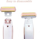 6pcs Women Shaver Replacement Heads For Finishing Touch Flawless Body Rechargeab