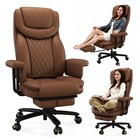 Big And Tall Office Chair 400lbs Computer Desk Chair Upgraded Rubber Wheels